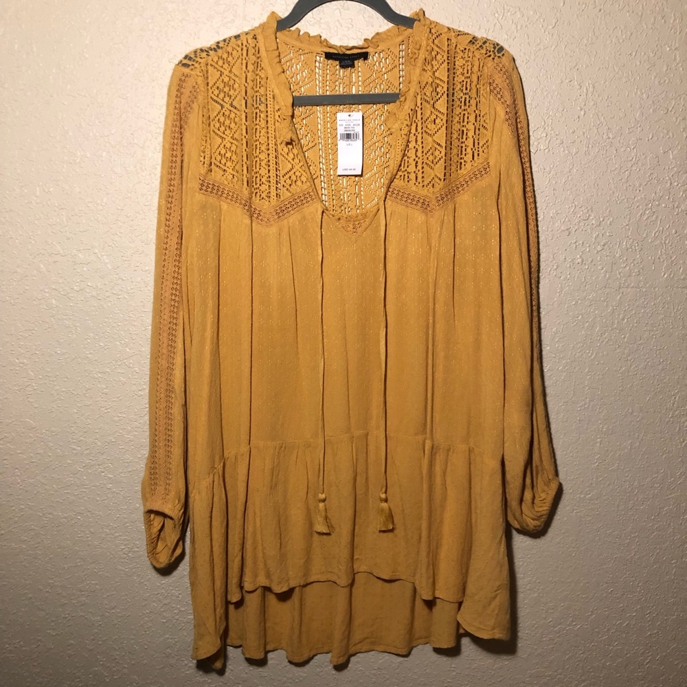 AE Yellow Tunic NWT